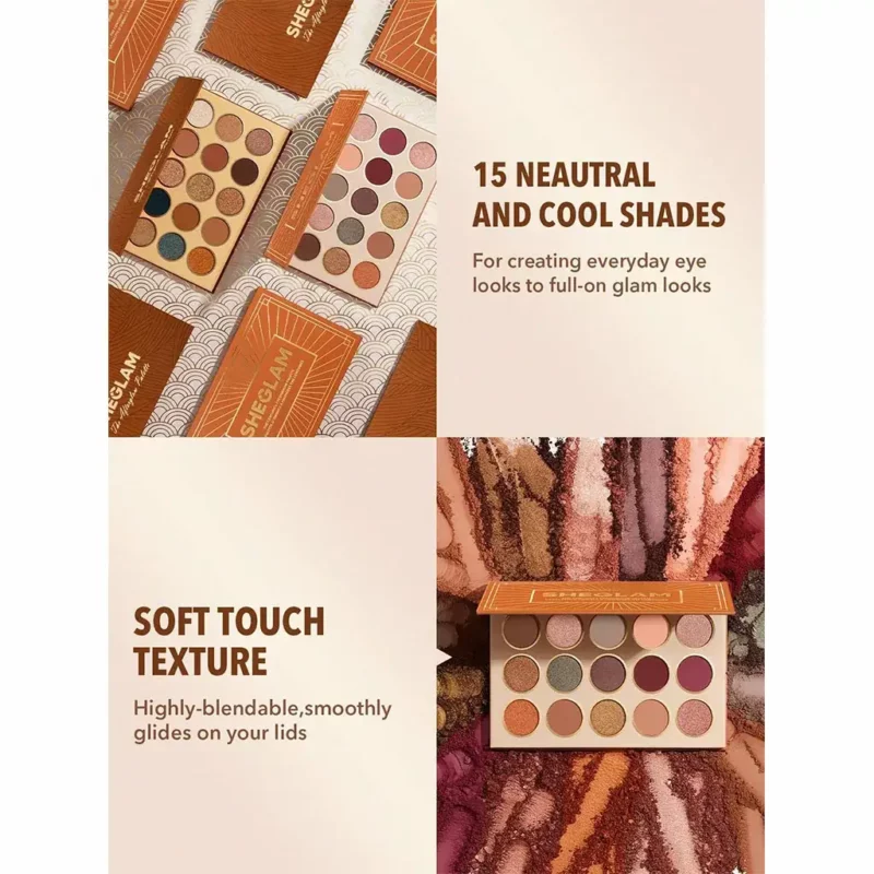پالت سایه چشم شیگلم مدل Centuries وزن 18گرم - Image 2
