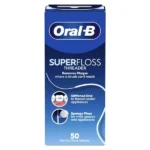 نخ دندان ارتودنسی اورال بی Super Floss بسته 50 عددی