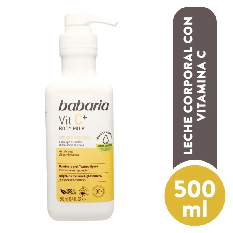  لوسیون روشن کننده بدن باباریا +vitamin C حجم 500میل - تصویر 2
