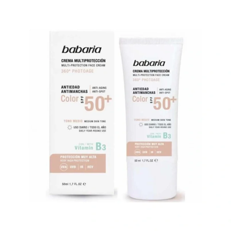 ضدآفتاب ضدلک رنگی باباریا vitamin B حجم 50میل - Image 1