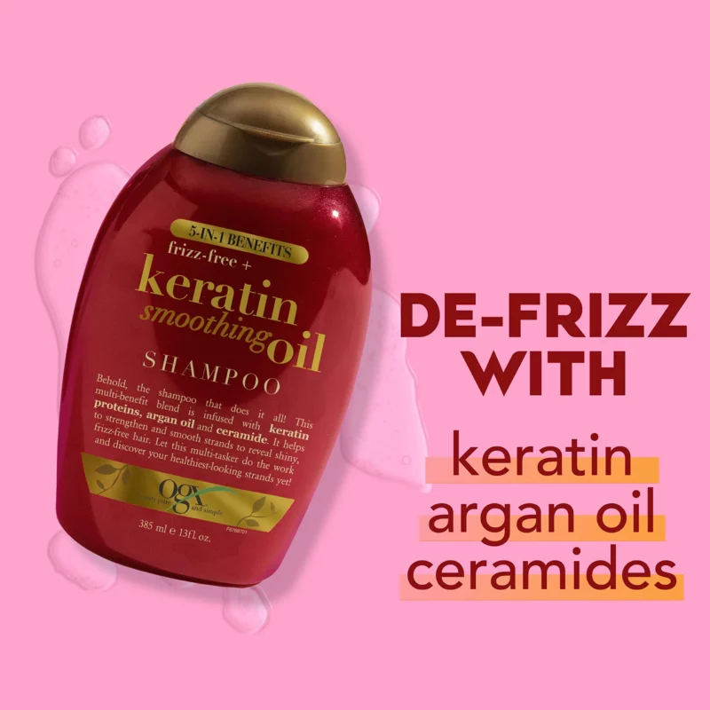 شامپو ضدوز او جی ایکس Keratin Smoothing Oil - Image 4
