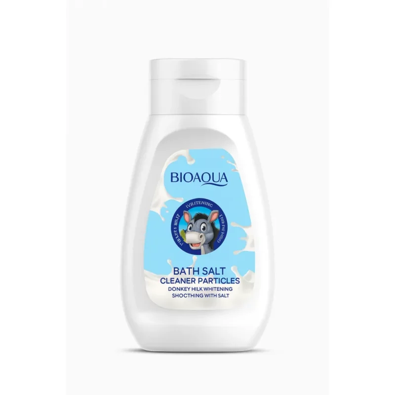 نمک بدن روشن‌کننده بیوآکوا Donkey Milk حجم ۴۳۰گرم - Image 1