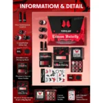 پک آرایشی کامل شیگلم مدل Crimson Butterfly - Image 2