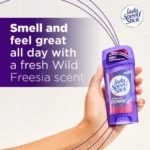 مام صابونی زنانه لیدی اسپید invisible Power وزن ۴۰گرم - Image 3