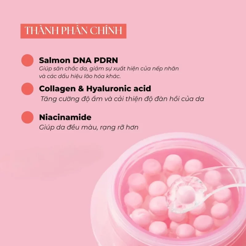 کرم کلاژن کپسولی مدیکیوب PDRN Pink Collagen - Image 6