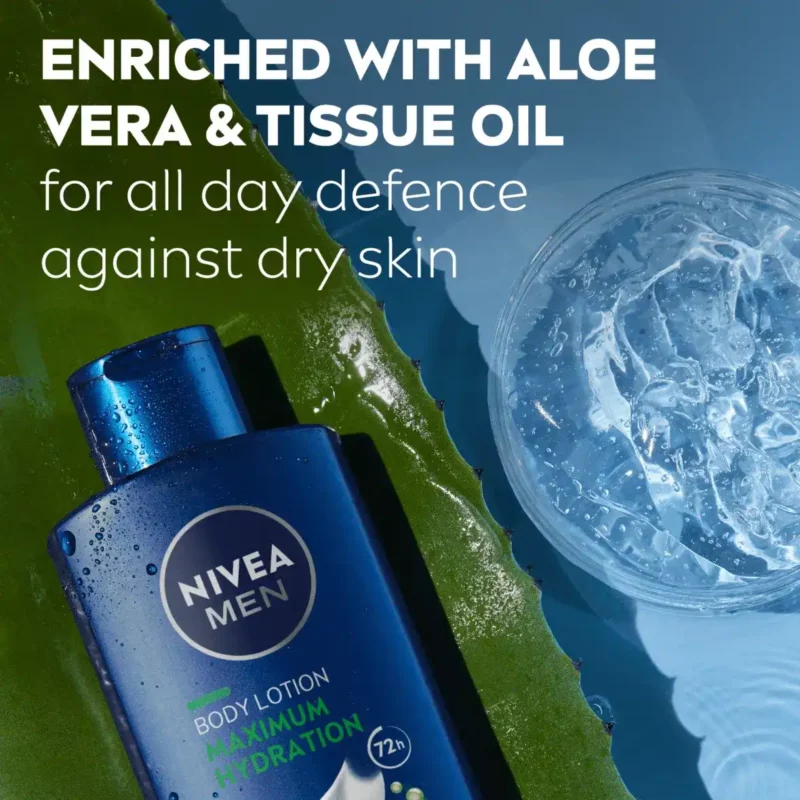 لوسیون‌بدن مردانه نیوآ MAXIMUM HYDRATION حجم 400میل - Image 2