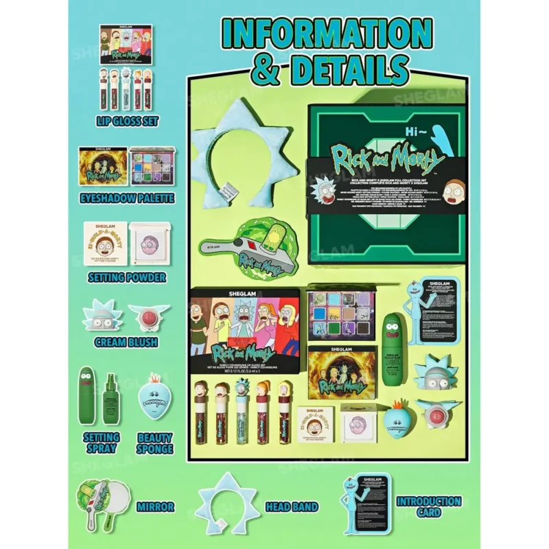 پک آرایشی کامل ریک اند مورتی شیگلم Rick and Morty - Image 3