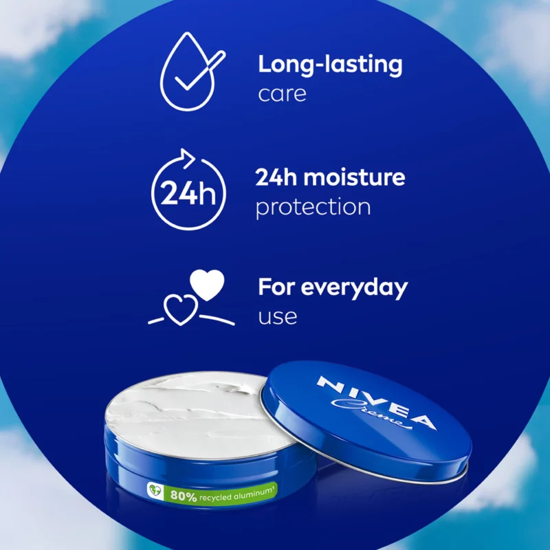 كرم مرطوب كننده نيوا NIVEA CREME حجم 250ميل - Image 2