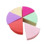 پد آرایشی 6 عددی چندرنگ مثلثی Xiang Yun - Image 2