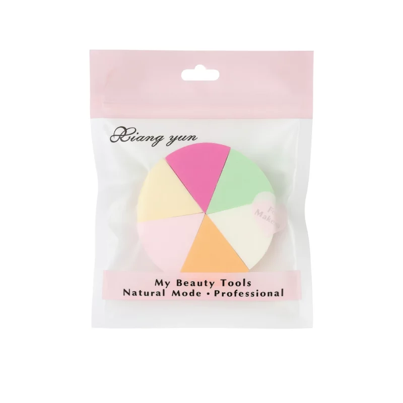 پد آرایشی 6 عددی چندرنگ مثلثی Xiang Yun - Image 1