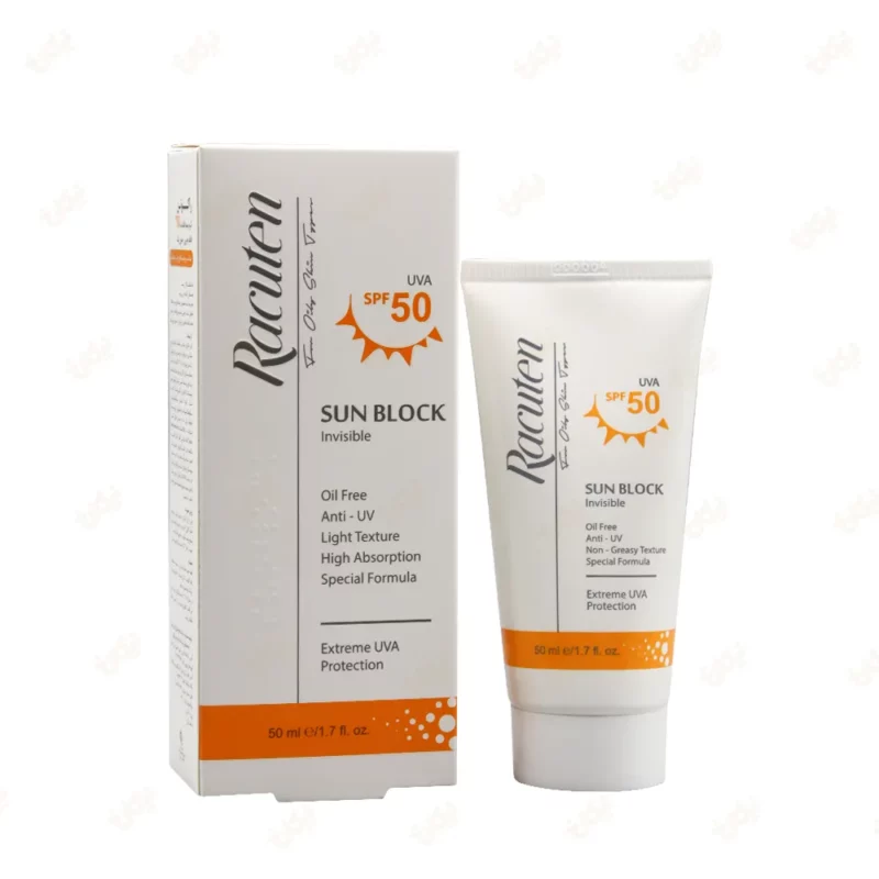 ضدآفتاب پوست چرب راكوتن sun block حجم 50گرم - Image 1