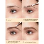 پالت سه تایی سایه و واکس ابرو شیگلم مدل Full-Filled - Image 2