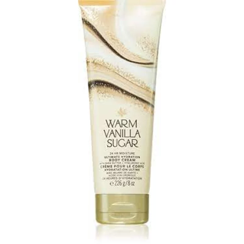 Bath_Body_Works_Warm_Vanilla_Sugar_web (1) کرم بدن بث اند بادی Warm Vanilla Sugar وزن 226گرم - Image 1