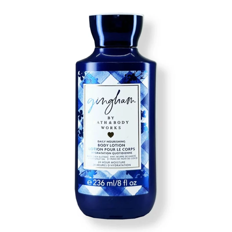 Gingham_Web_100 لوسیون بدن بث اند بادی مدل Gingham حجم 236 میل - Image 1