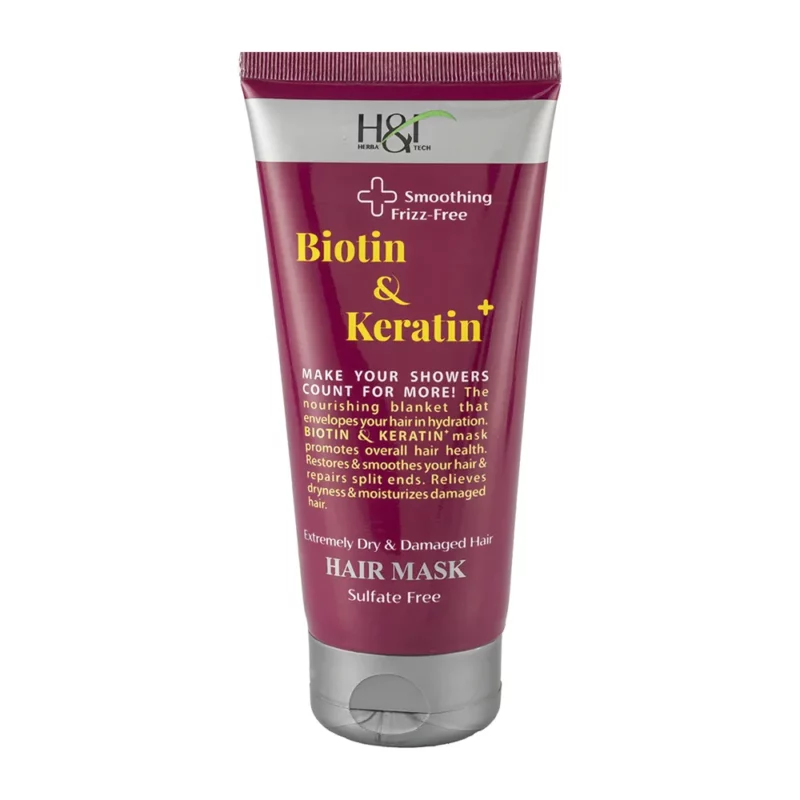 HT_Biotin_and_Keratin_Hair_Mask_WEB ماسک مو اچ اند تی مدل Biotin & Keratin حجم 200 میل - Image 1