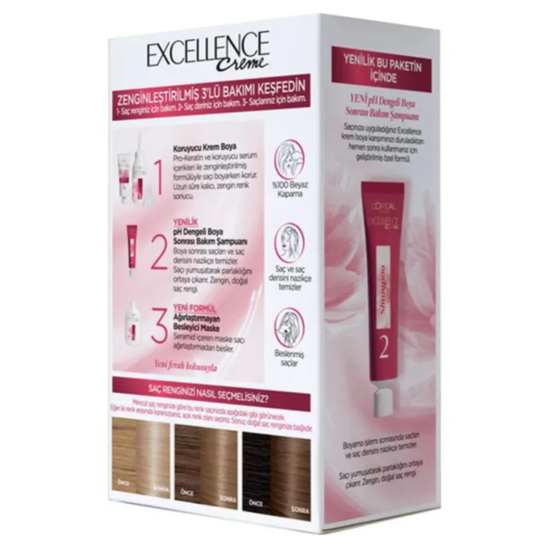 کیت رنگ مو لورآل پاریس سری Excellence - Image 2
