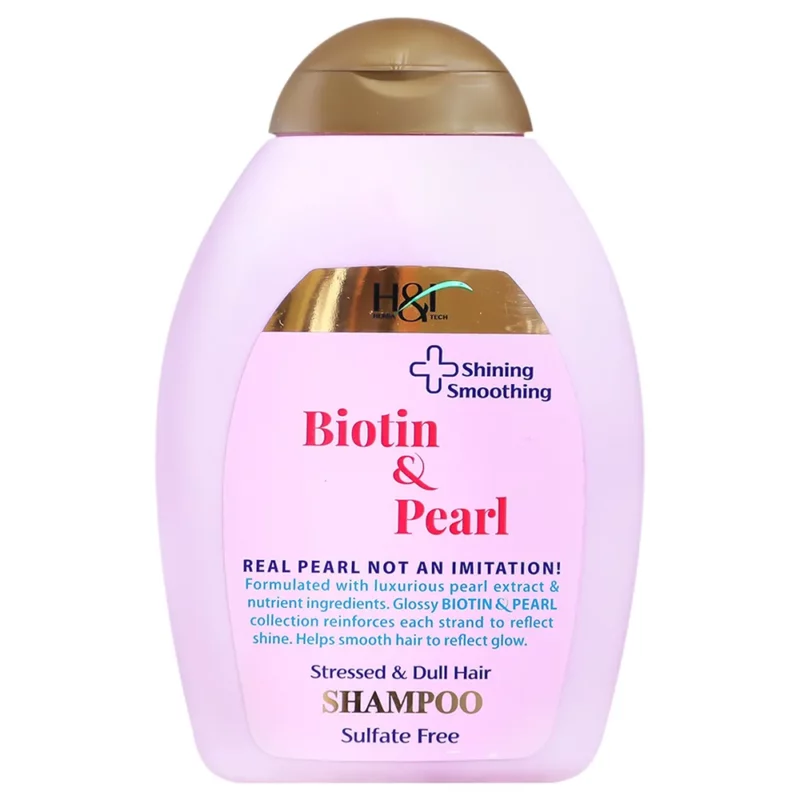 شامپو موی کدر اچ اند تی Biotin & Pearl حجم 385میل - Image 1