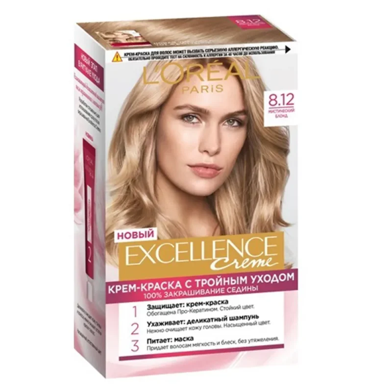 front کیت رنگ مو لورآل پاریس سری Excellence - Image 1