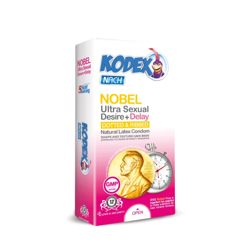 کاندوم تأخیری کدکس Nobel Ultra Sexual بسته 12عددی - Image 1