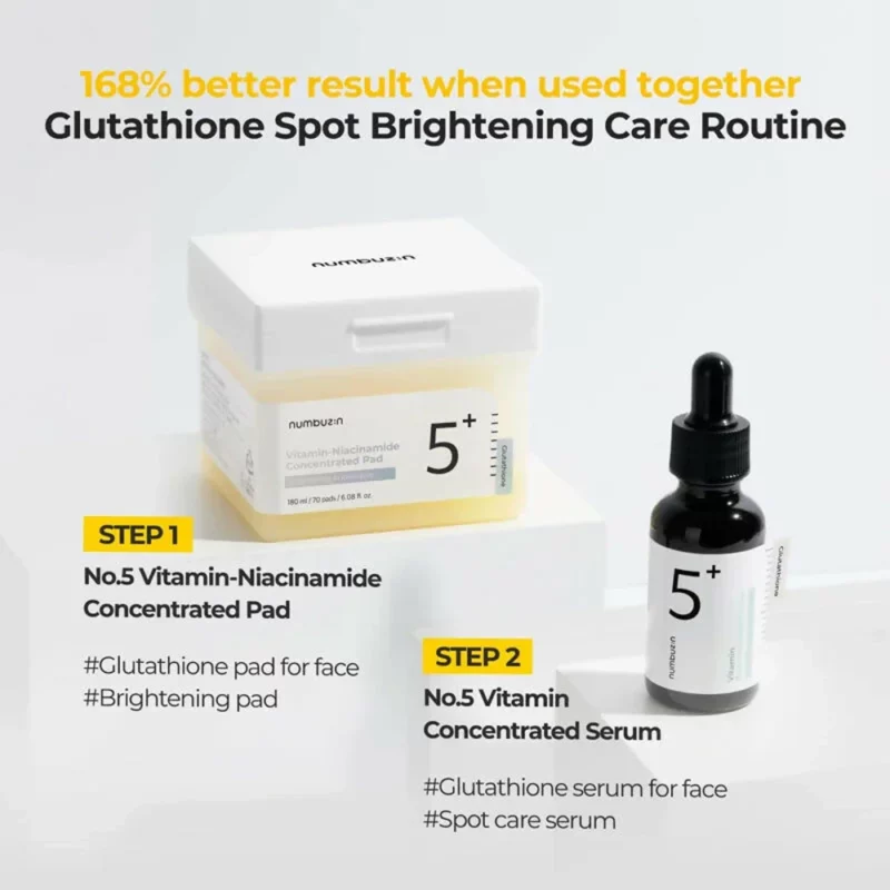 سرم ضدلک نامبوزين شماره5 GLUTATHIONE حجم 30ميل - Image 2