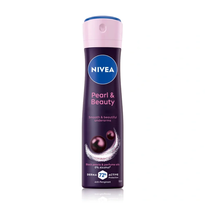 nivea_pearl_beauty_web اسپری ضدتعریق نیوآ مدل Pearl & Beauty حجم 150میل - Image 1