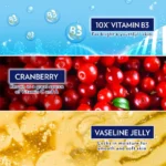 لوسیون بدن کرنبری وازلین Super food حجم 100میل - Image 2