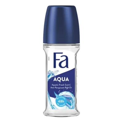 مام رول ضد تعریق مردانه فا Aqua حجم ۵۰ میل