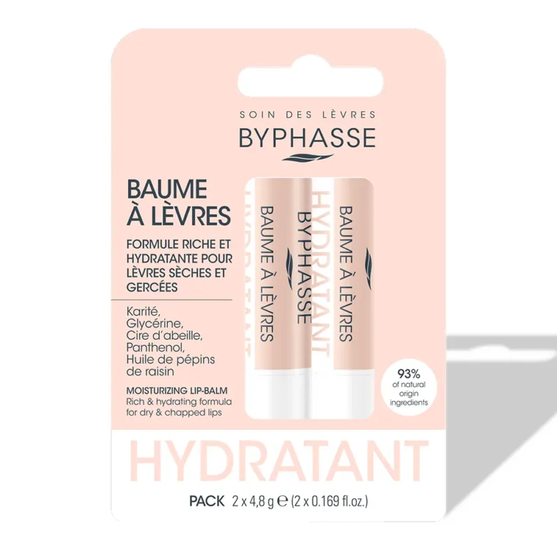 بالم لب مرطوب کننده بای‌فس Hydratant پک ۲ عددی