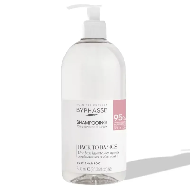 شامپو گیاهی بای‌فس Back to basics حجم ۷۵۰ میل