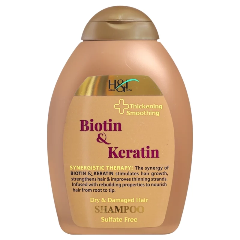 شامپو بدون‌ سولفات اچ اند تی Biotin & Keratin - Image 1