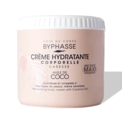 کرم مرطوب‌کننده بدن بای‌فس Coconut Oil حجم ۵۰۰ میل