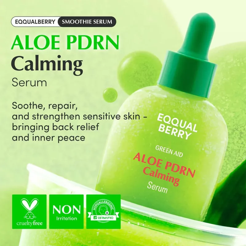 سرم تسکین دهنده اکوال بری Aloe PDRN Calming حجم ۳۰ میل - Image 2