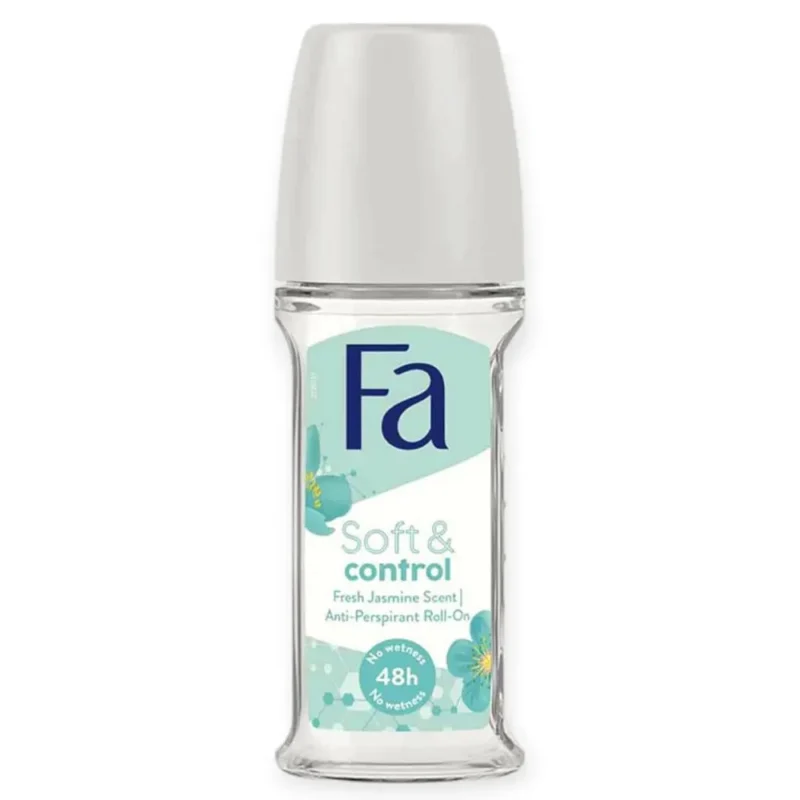 ۴ مام رول ضد تعریق زنانه فا Soft & Control حجم ۵۰ میل