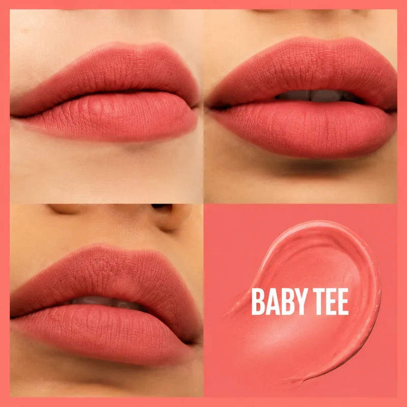 تینت لب مات میبلین مدل Super Stay Teddy Tint
