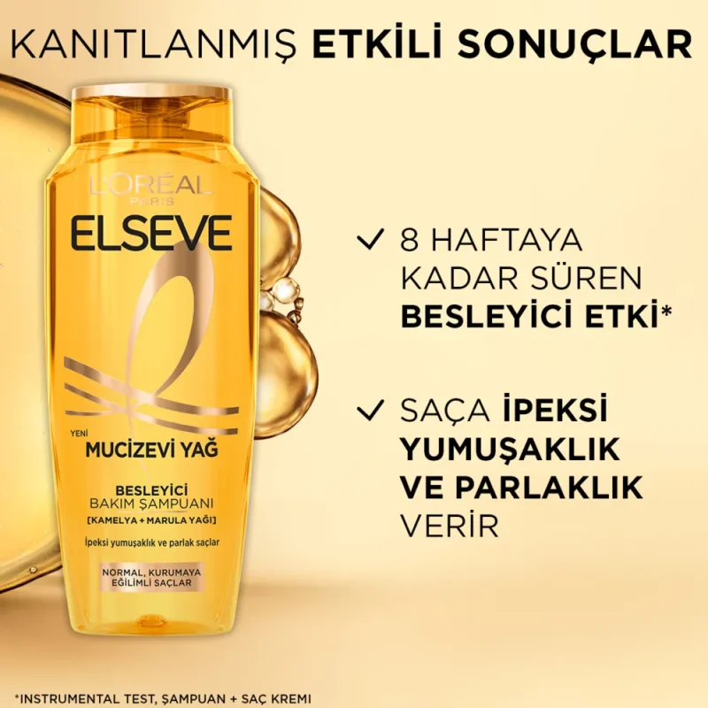 شامپو موی خشک لورال مدل Mucizevi Yağ حجم 400میل - Image 2