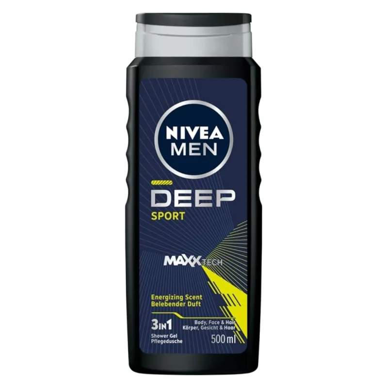 deep_sport_3 شامپو بدن مردانه نیوآ Deep Sport حجم ۵۰۰میل - Image 1