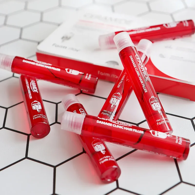 فیلر ترمیم‌کننده مو فارم استی Ceramide بسته 10عددی - Image 4