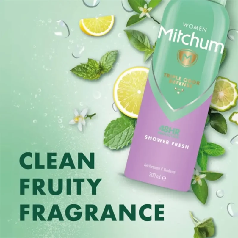 اسپری ضدتعریق زنانه میچام Shower Fresh حجم ۲۰۰ میل - Image 2