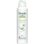 اسپری ضد تعریق سیمپل مدل Aloe Fresh حجم ۲۵۰ میل