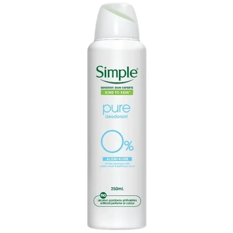پور اسپری دئودورانت سیمپل مدل Pure حجم ۲۵۰ میل - Image 1
