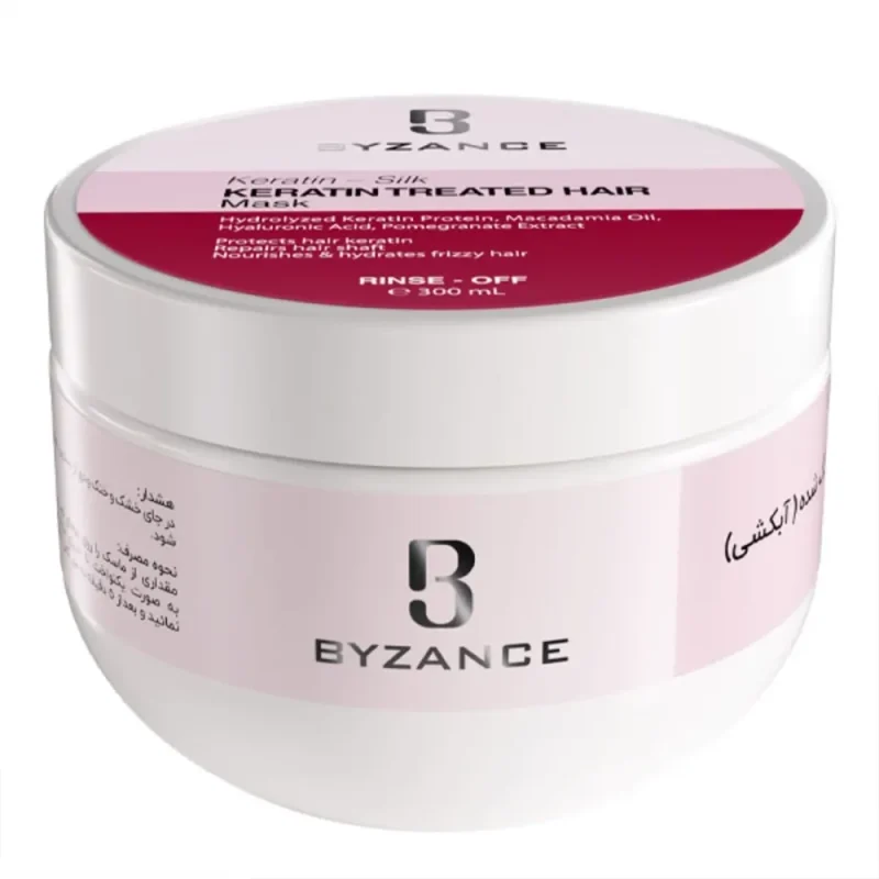 ماسک مو کراتینه و رنگ شده بیزانس حجم ۳۰۰ میل - Image 1