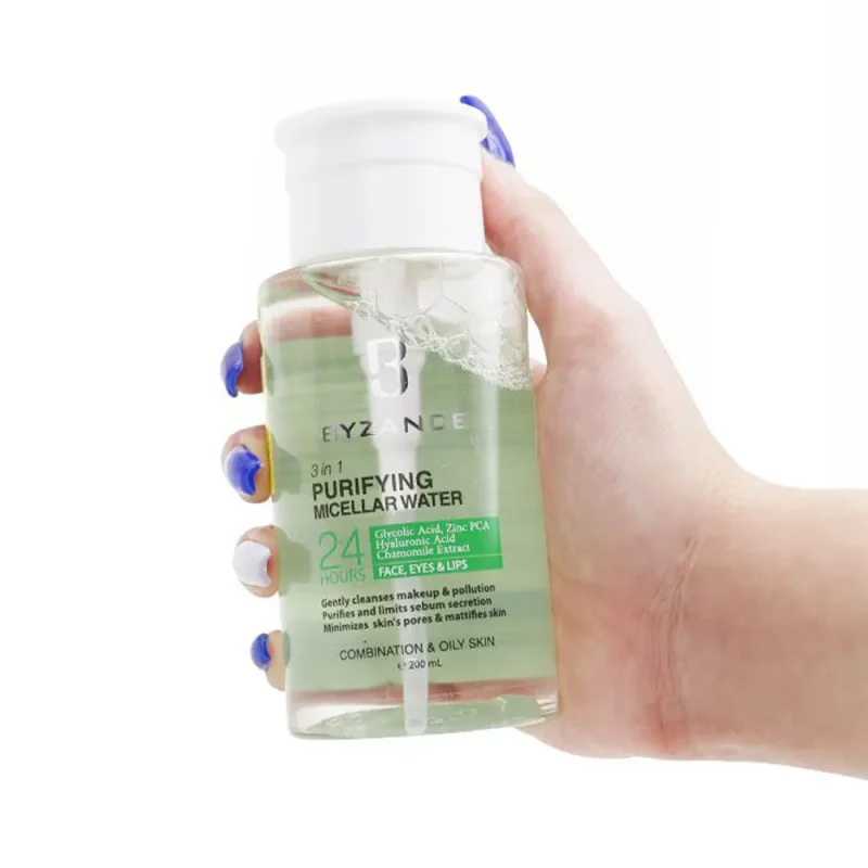 محلول پاک‌کننده آرایش بیزانس | مناسب پوست چرب حجم ۲۰۰ میل - Image 4