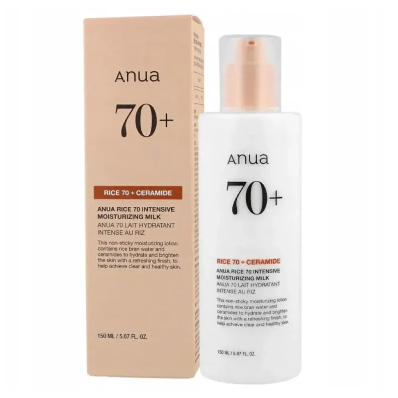 ۵-27 شیر آبرسان آنوا Rice 70 + Ceramide حجم ۱۵۰ میل - Image 1