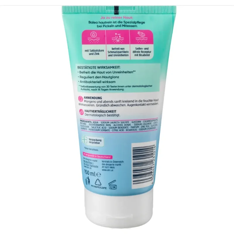 ژل شستشوی صورت باله‌آ Anti-Pickel حجم ۱۵۰ میل - Image 2