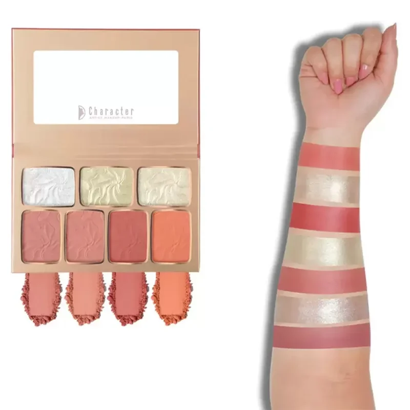 پالت رژگونه و هایلایتر کاراکتر TFD001 - Image 2