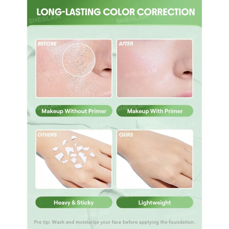 پرایمر کارکتور سبز شیگلم مدل Red Corrector - Image 3