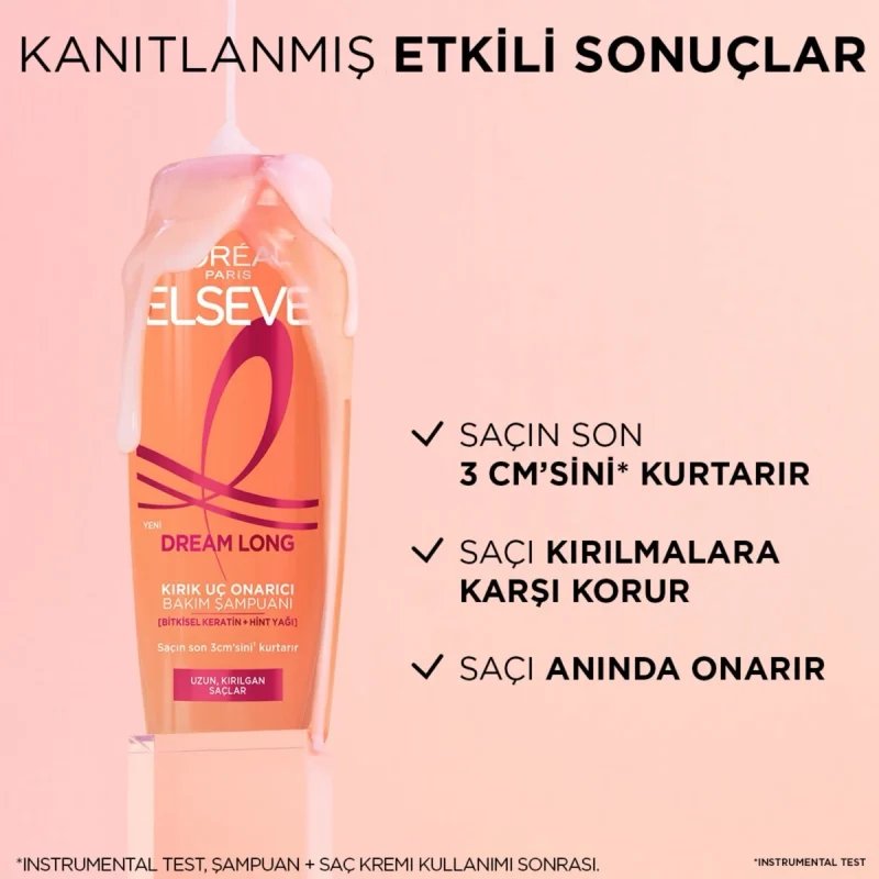شامپو ترمیم‌کننده لورآل السیو Dream Long حجم 300میل - Image 3
