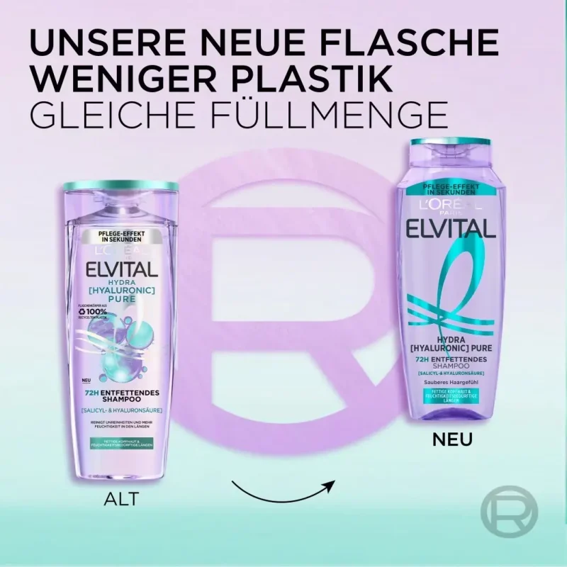 شامپو ریشه چرب لورال السیو Hydra Pure حجم 300میل - Image 4