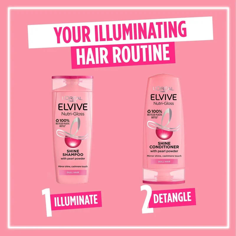 شامپو درخشان‌کننده لورآل Nutri‑Gloss حجم 400 میل - Image 3