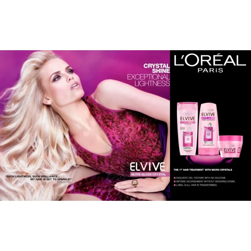 شامپو درخشان‌کننده لورآل Nutri‑Gloss حجم 400 میل - Image 2